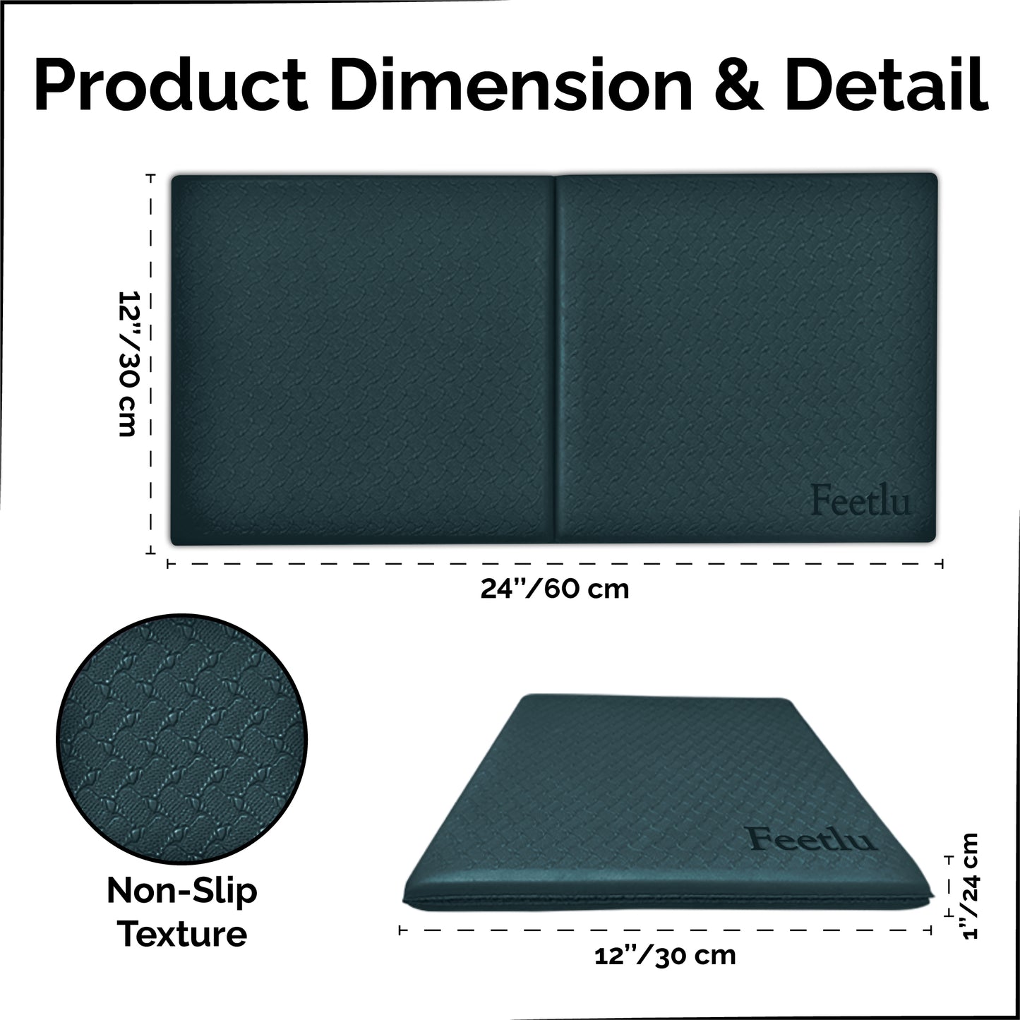 Yoga Knee Pad 12mm (1/2") - Green