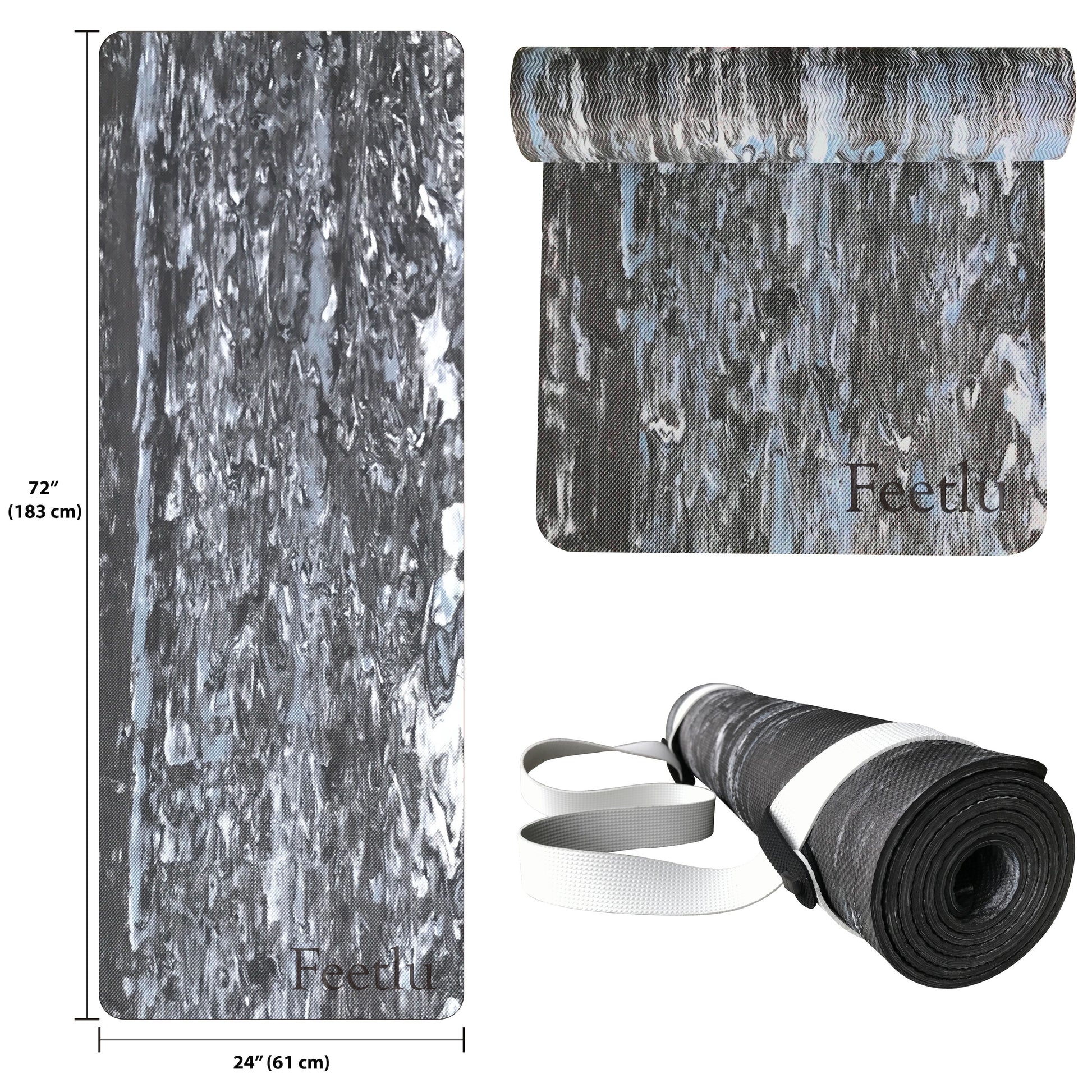 Rolling Yoga Mat | Non Slip Yoga Mat | Feetlu