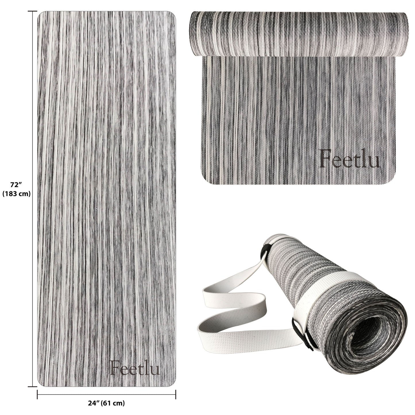 Lightweight Yoga Mat | Non Slip Yoga Mat | Feetlu