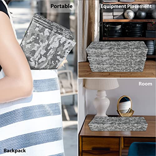 Foldable Exercise Yoga Mat 6mm (1/4") - Gary Camo