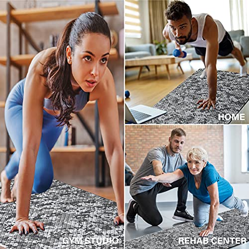 Foldable Exercise Yoga Mat 6mm (1/4") - Gary Camo