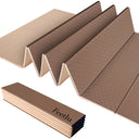Foldable Exercise Yoga Mat  6mm (1/4") - Coffee