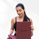 Feetlu Foldable Tofu Yoga Mat 6mm - Maroon