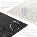 Foldable Exercise Yoga Mat  6mm (1/4") - White