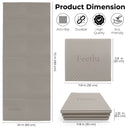Feetlu Foldable Tofu Yoga Mat 6mm - Gray