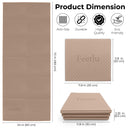 Feetlu Foldable Tofu Yoga Mat 6mm - Khaki