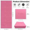 Feetlu Foldable Tofu Yoga Mat 6mm - Pink