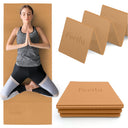 Feetlu Foldable Tofu Yoga Mat 6mm - Yellow