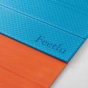 Feetlu Foldable Exercise Mat 6mm - Teal/Orange