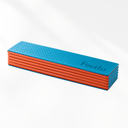 Feetlu Foldable Exercise Mat 6mm - Teal/Orange