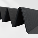 Feetlu Wide & Large Foldable Exercise Yoga Mat - Black