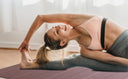 Premium Yoga Mats | Release built up tension from yourmuscles by simply stretching as you take deep breaths. Exhale out your tiredness to achieve a calm state of mind. | Feetlu | Environmentally Friendly Yoga Products | Premium Yoga Mats