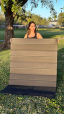 Wide & Large Foldable Exercise Yoga Mat - 72" L × 48" W (183 × 122 cm)