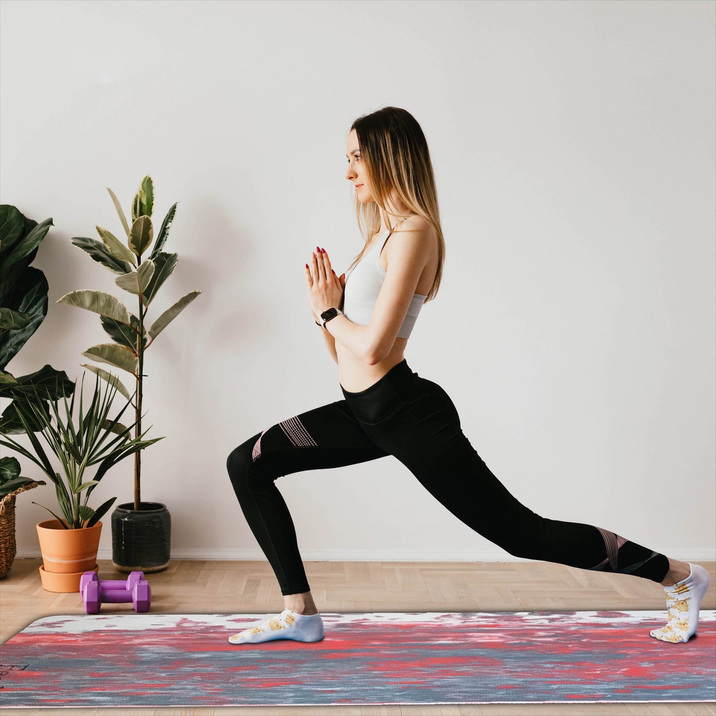 Exercise Yoga Mat | Gray Yoga Mat | Feetlu