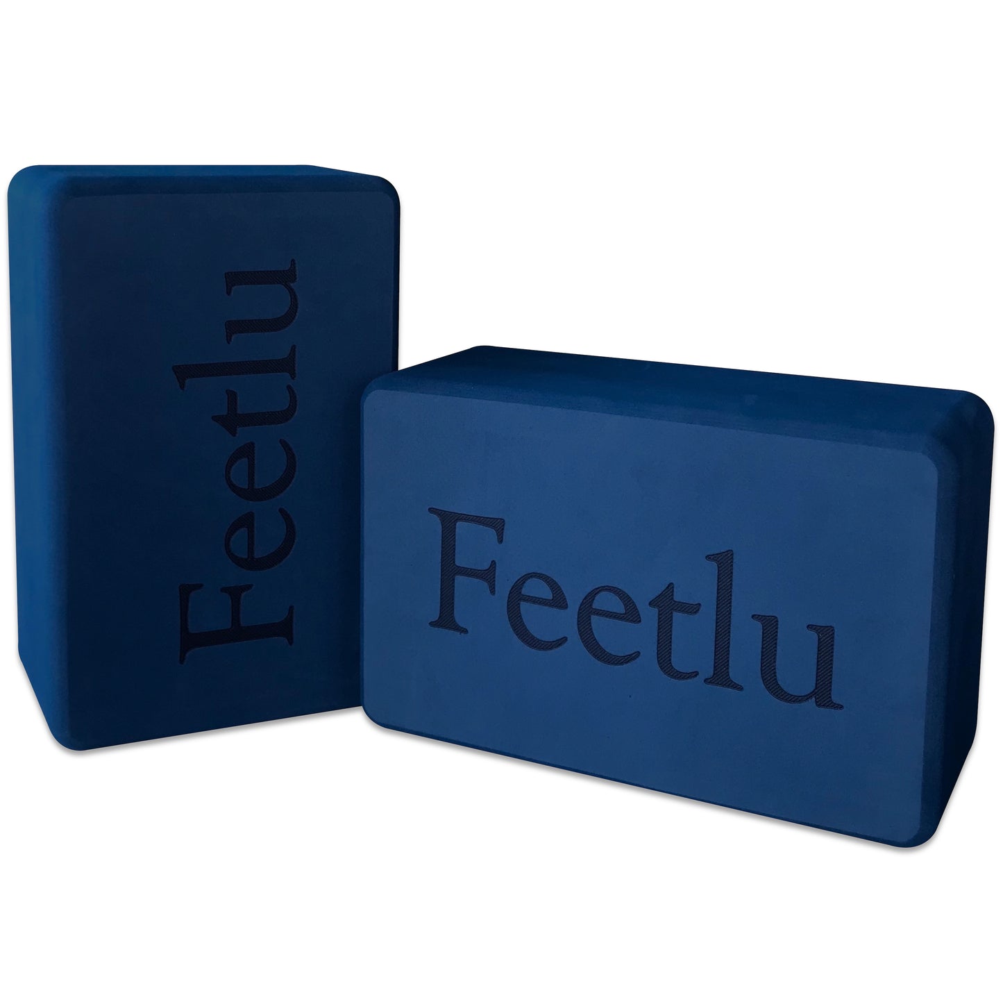 Blue Yoga Blocks | Lightweight Yoga Blocks | Feetlu