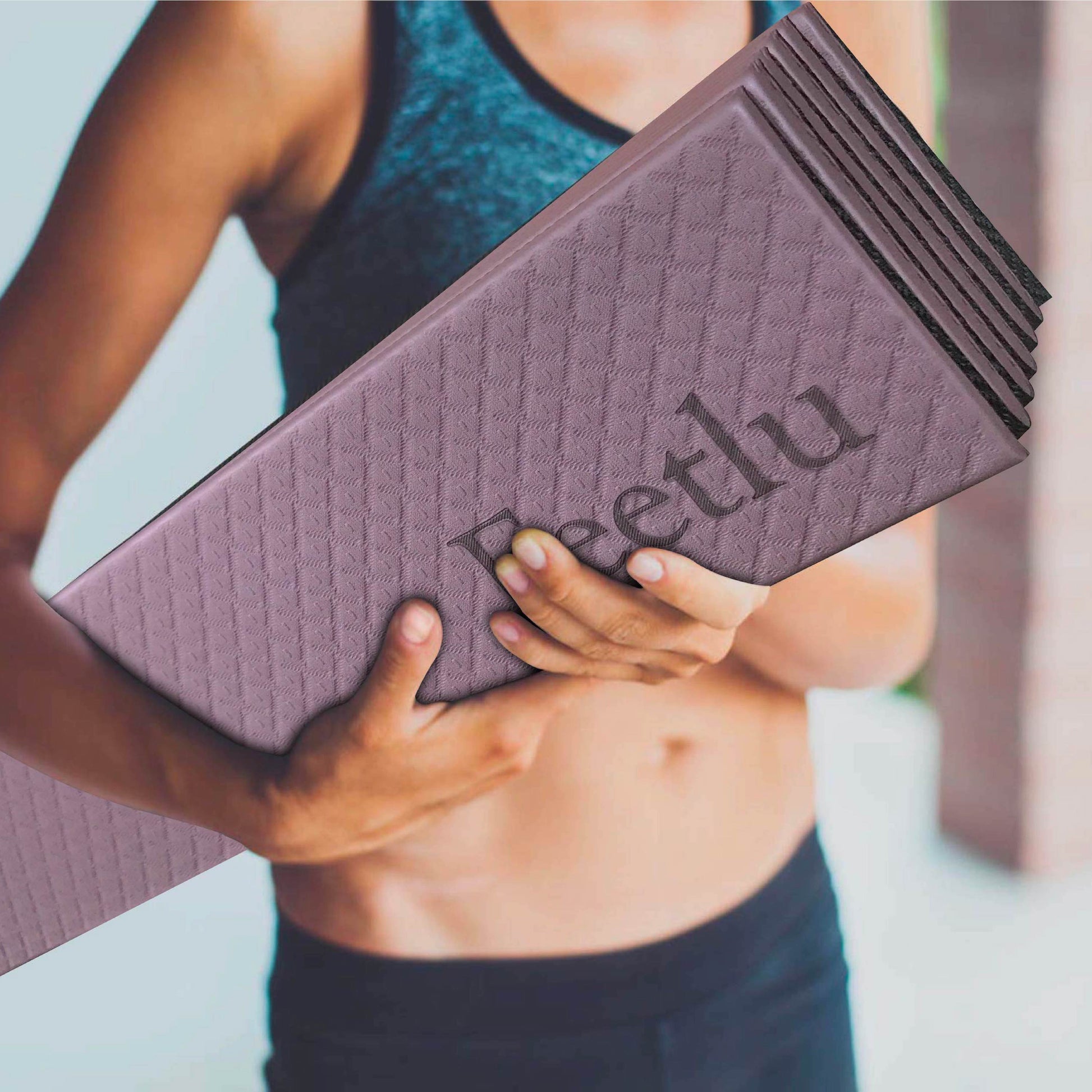 Tough Comfortable Yoga Mat | Eco Friendly Yoga Mat | Feetlu