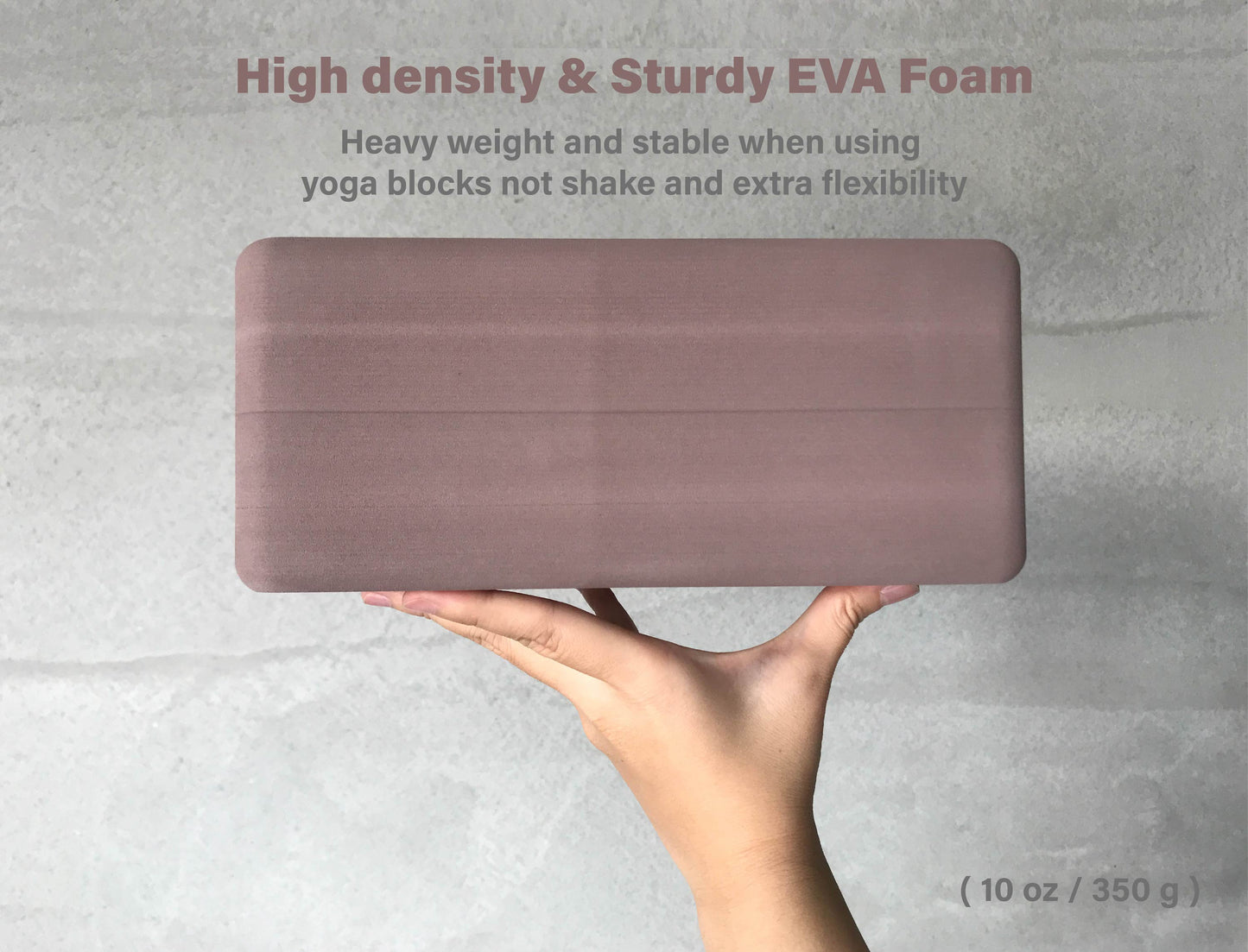 High Density Yoga Blocks | Brown Yoga Blocks | Feetlu