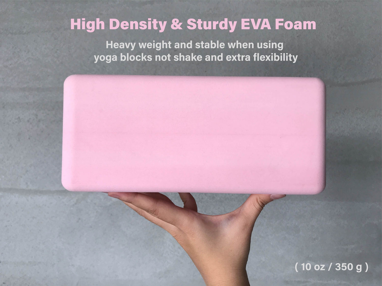 Thick Yoga Blocks | Pink Yoga Blocks | Feetlu