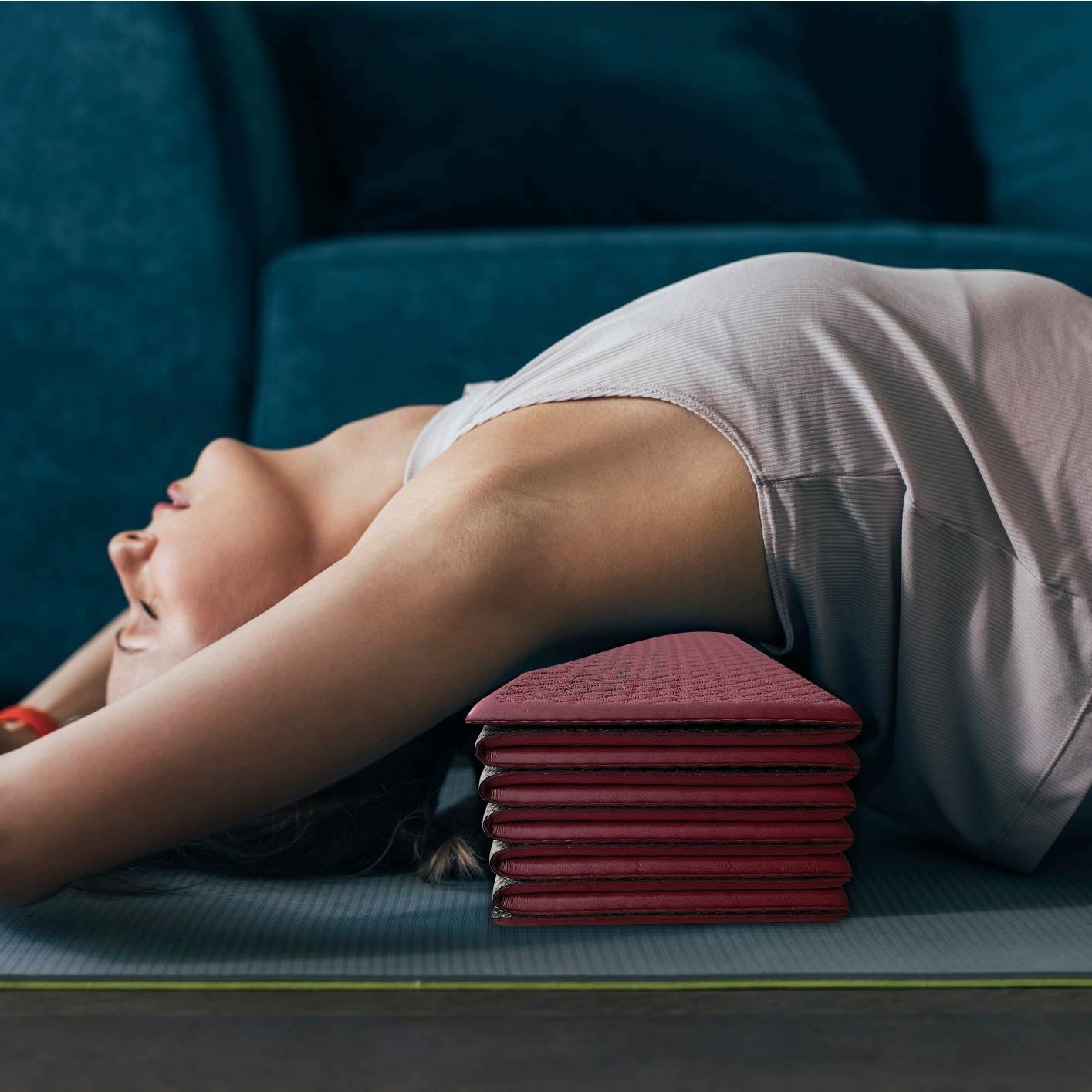 POE Foam Yoga Mat | Wine Black Yoga Mat | Feetlu